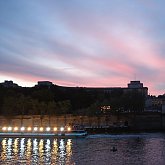 Sunset at seine