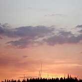 Sunset at river road