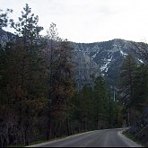 Snow cap on Mount Charleston